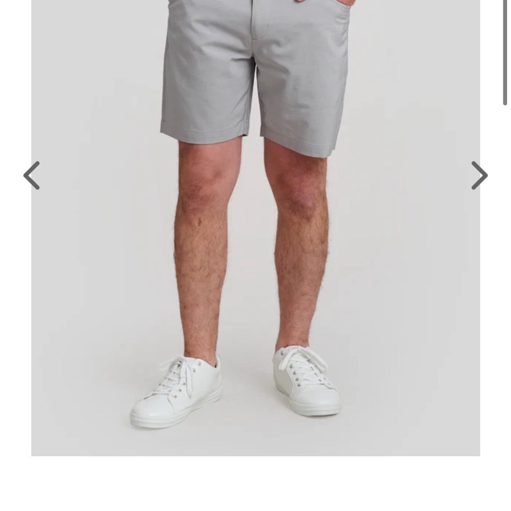 NWOT William Murray Golf 7” Short Straight Fit Light Gray - Picture 6 of 8